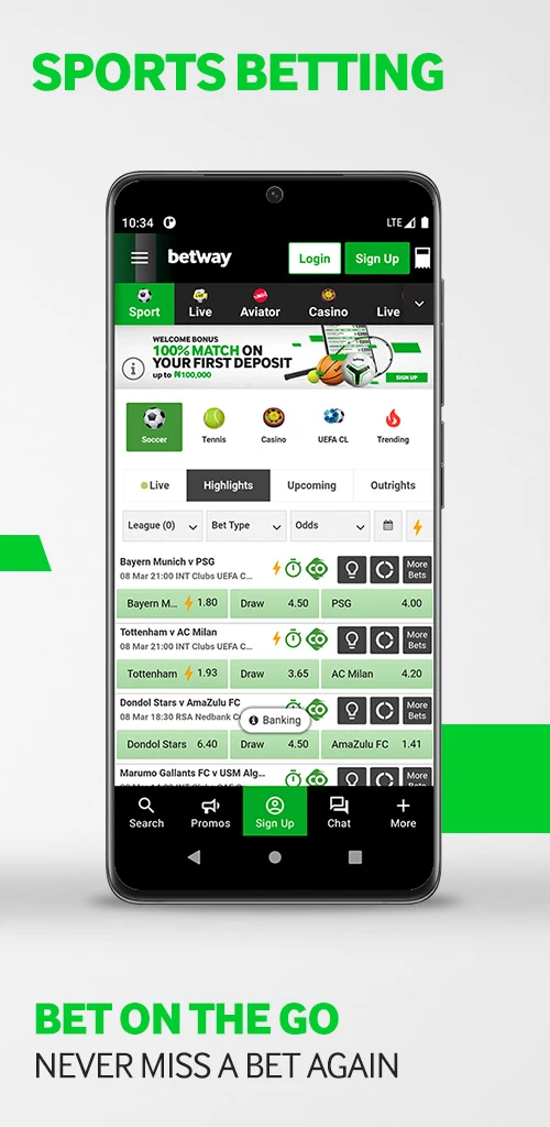 Betway Android App