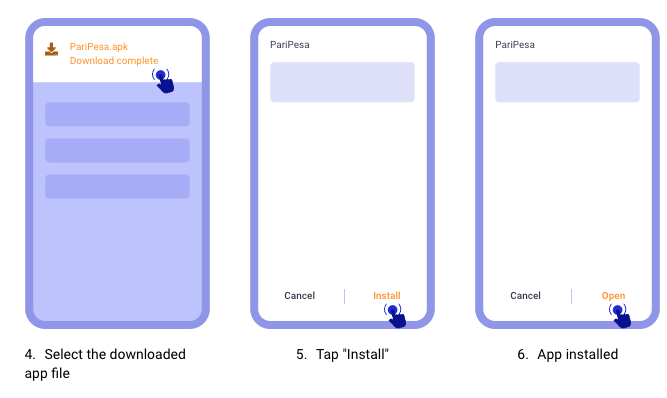 Paripesa APK Installation (2)