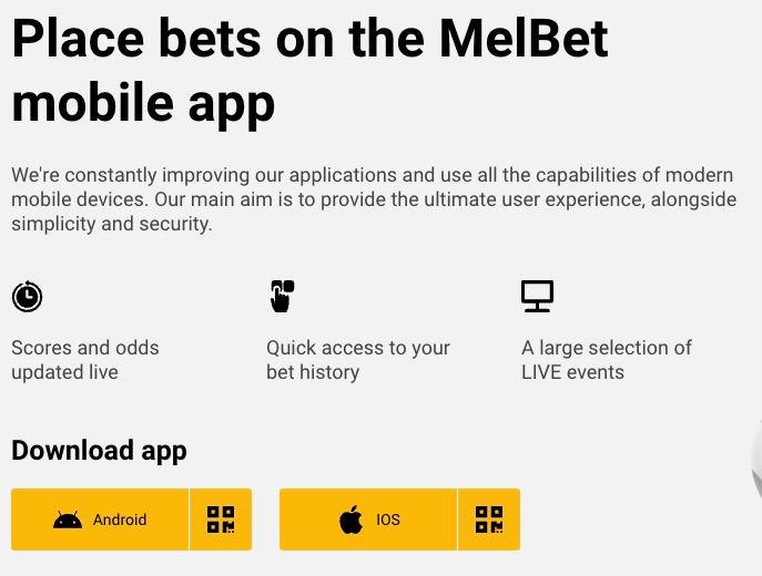 Melbet Mobile Apps